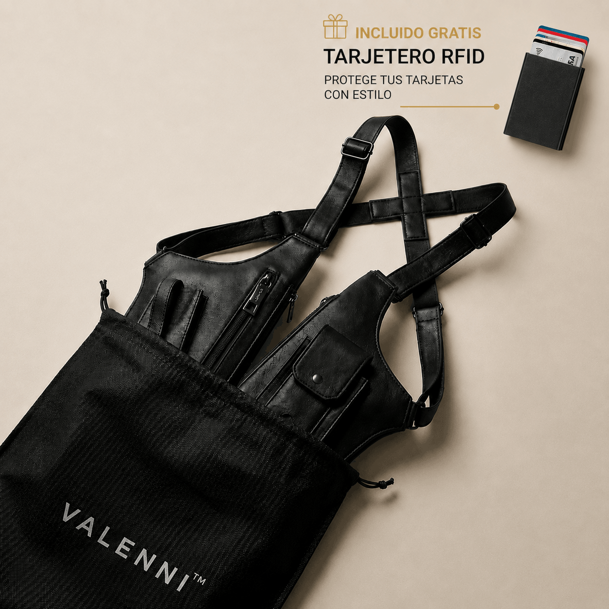 Cartera Tactica Antirrobo