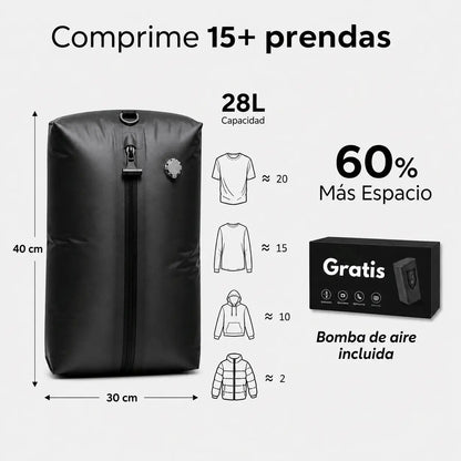 Bolsa de compresión al vacío Valenni para viajar, vista principal