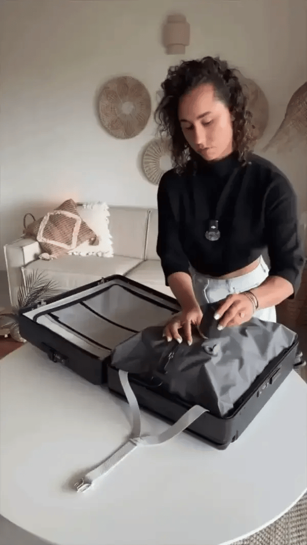 Animación de la bolsa de compresión al vacío Valenni
